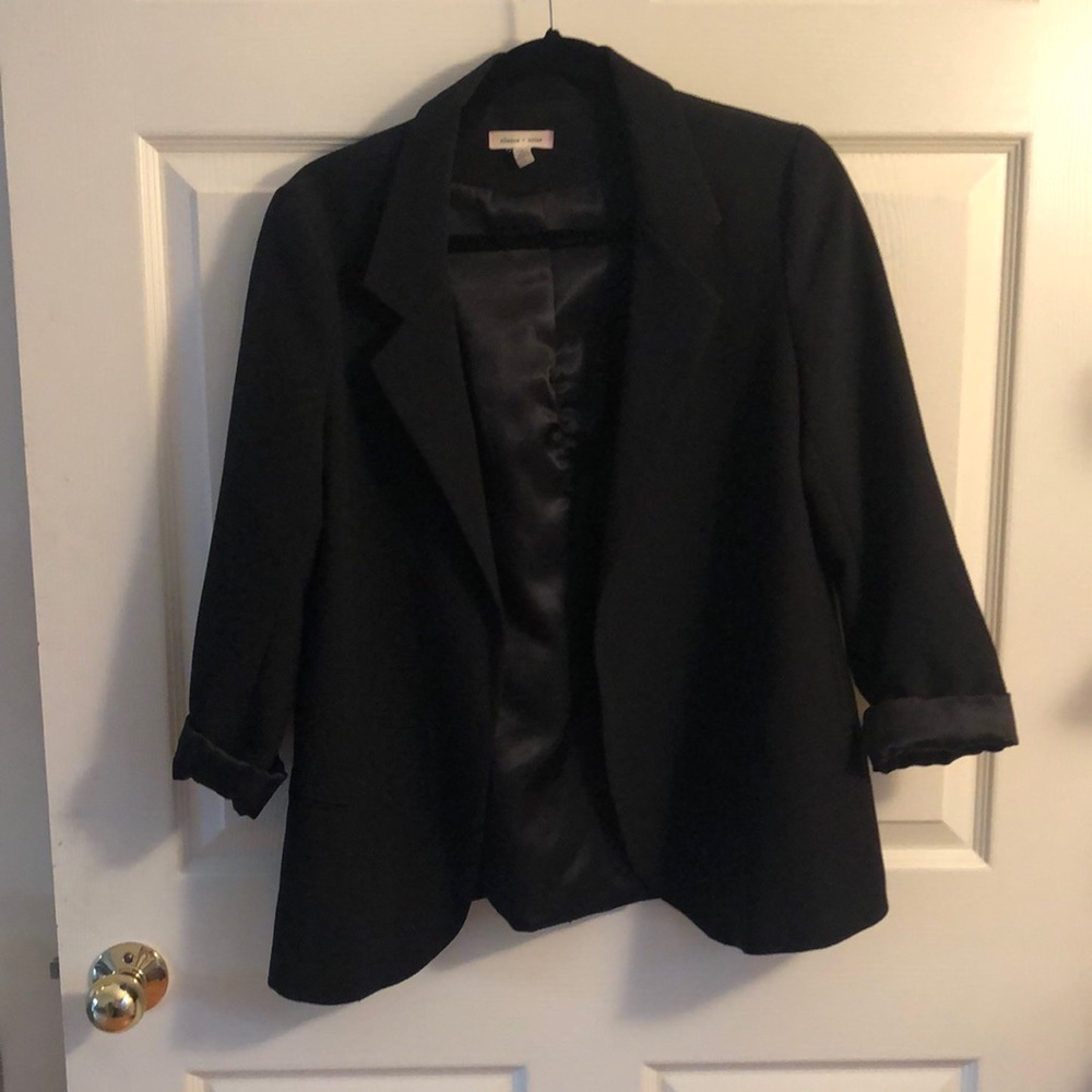Silence + Noise black blazer
